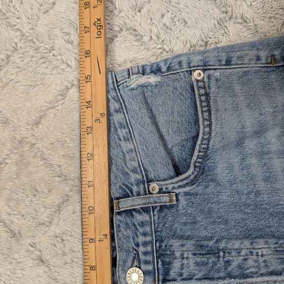 Agolde Jeans Womens 28 Blue Spectator Jaime High Rise Classic Slim Straight 28” - Picture 6 of 11